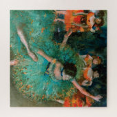 Dancers in Groen door Edgar Degas Legpuzzel (Horizontaal)
