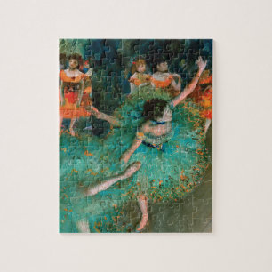 Dancers in Groen door Edgar Degas Legpuzzel
