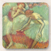 Dancers in het groen door Edgar Degas,  ballet Bier Onderzetter (Voorkant)