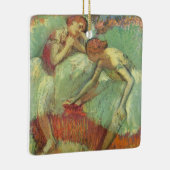 Dancers in het groen door Edgar Degas,  ballet Keramisch Ornament (Rechts)