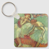 Dancers in het groen door Edgar Degas,  ballet Sleutelhanger (Voorkant)