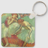Dancers in het groen door Edgar Degas,  ballet Sleutelhanger (Achterkant)