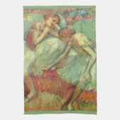 Dancers in het groen door Edgar Degas,  ballet Theedoek (Verticaal)