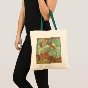Dancers in het groen door Edgar Degas,  ballet Tote Bag