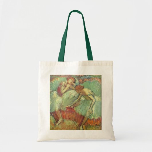 Dancers in het groen door Edgar Degas,  ballet Tote Bag (Voorkant)