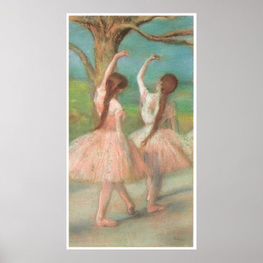 Dancers in Roze, c. 1885, Edgar Degas Poster (Voorkant)