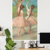Dancers in Roze, c. 1885, Edgar Degas Poster (Thuiskantoor)