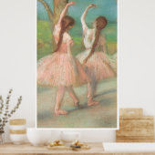 Dancers in Roze, c. 1885, Edgar Degas Poster (Keuken)