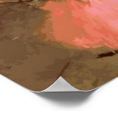 Dancers in roze door Degas Poster (Hoek)