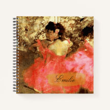 Dancers in roze door Degas Sketchbook