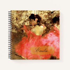 Dancers in roze door Degas Sketchbook Notitieboek