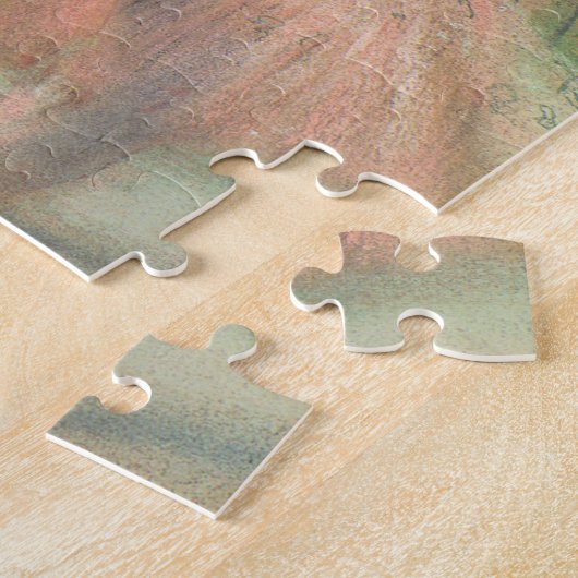 Dancers in roze door Edgar Degas,  balletkunst Legpuzzel (Zijkant)