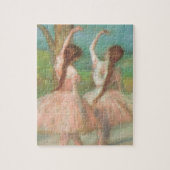 Dancers in roze door Edgar Degas,  balletkunst Legpuzzel (Verticaal)