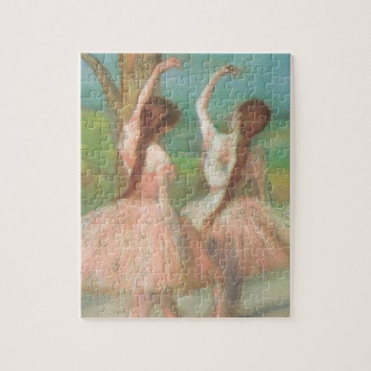 Dancers in roze door Edgar Degas,  balletkunst Legpuzzel (Verticaal)