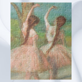 Dancers in roze door Edgar Degas,  balletkunst Legpuzzel