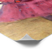 Dancers in Roze tussen de scènes Poster (Hoek)