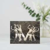 Dancers, jaren dertig, briefkaart (Staand voorkant)