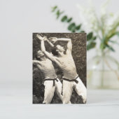 Dancers, jaren dertig, briefkaart (Staand voorkant)