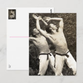 Dancers, jaren dertig, briefkaart (Voorkant / Achterkant)