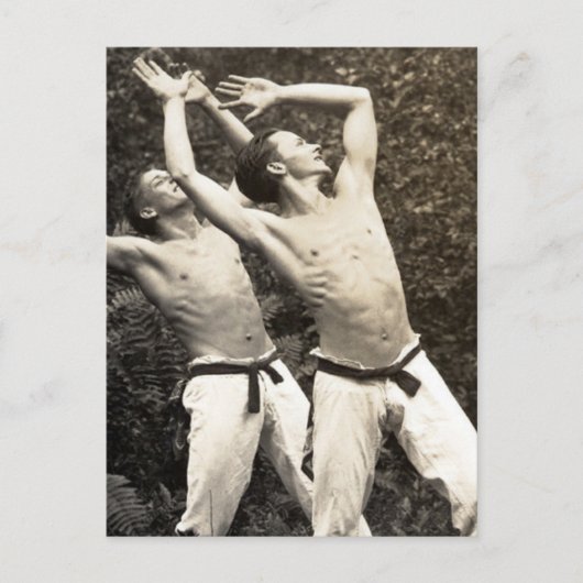 Dancers, jaren dertig, briefkaart (Voorkant)