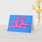 Dancers Jete Duo Kaart (Gele Bloem)