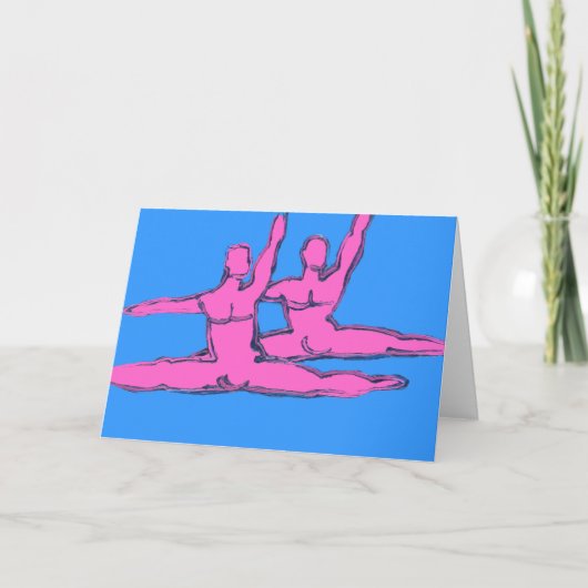Dancers Jete Duo Kaart (Voorkant)