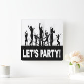 DANCERS "LAET'S PARTIJ" VIERKANTE KLOK (Huis)