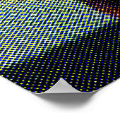 Dancers met Umbrella (halftone) Poster (Hoek)