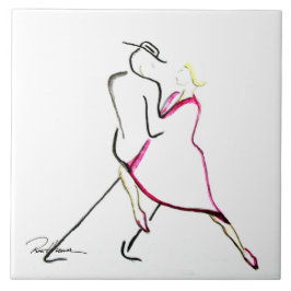 Dancers op de nacht tegeltje