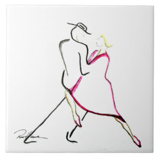 Dancers op de nacht tegeltje