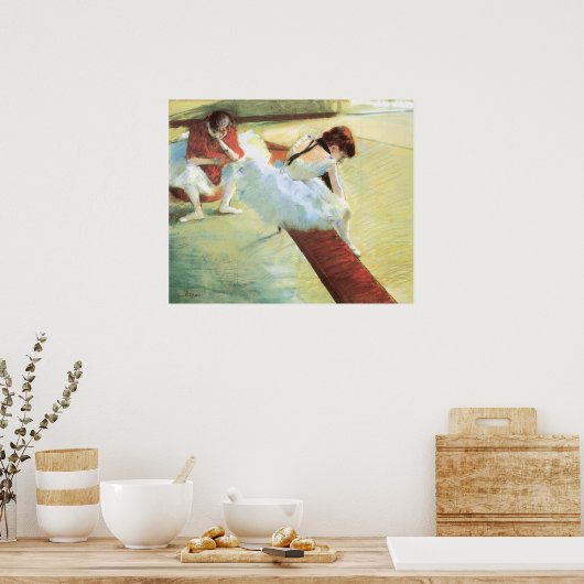 Dancers Resting by Edgar Degas, balletkunst Poster (Keuken)