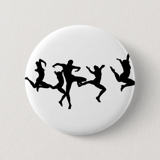 DANCERS RONDE BUTTON 5,7 CM (Voorkant)