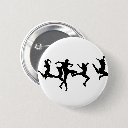 DANCERS RONDE BUTTON 5,7 CM (Voorkant /achterkant)