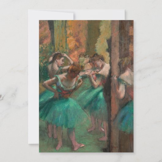 Dancers, roze en groen | Edgar Degas (Voorkant)