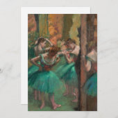 Dancers, roze en groen | Edgar Degas (Voorkant / Achterkant)