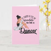Dancers Sparkle feliciteert Kaart (Gele Bloem)