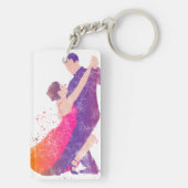 Dancers Tango Ballroom Flamenco dansen Sleutelhanger (achterkant)