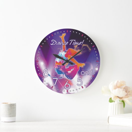 Dancer's Time Wall Clock Grote Klok (Huis)