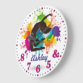 Dancer's Time  Wall klok (Hoek)