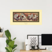 Dancers Tying Shoes~ Edgar Degas Poster (Thuiskantoor)
