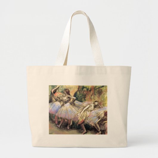 Dancers van Degas Grote Tote Bag (Voorkant)