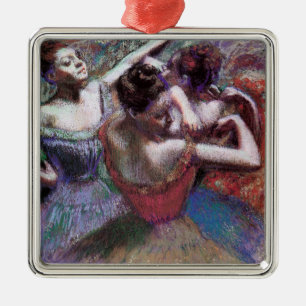 Dancers van Degas Metalen Ornament