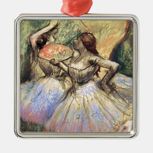 Dancers van Degas Metalen Ornament (Voorkant)