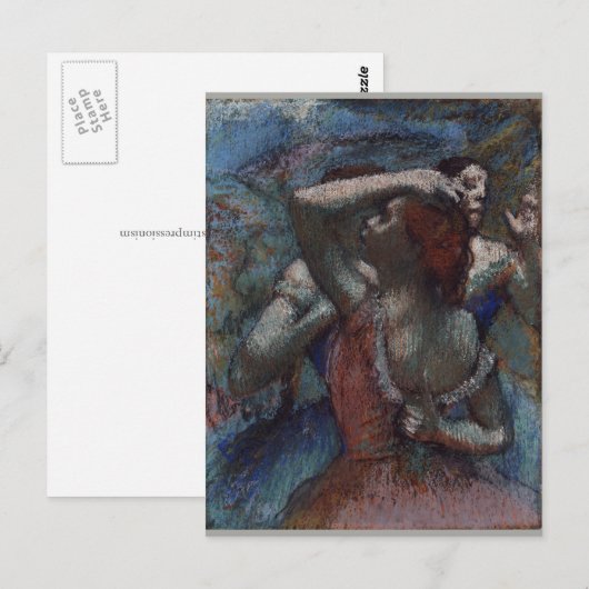 Dancers van Edgar Degas Briefkaart (Voorkant / Achterkant)