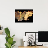 Dancers van Franz von Stuck Poster (Thuiskantoor)