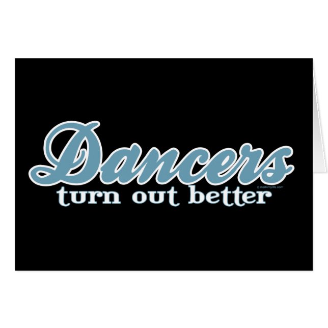 Dancers werken beter (Voorkant Horizontaal)