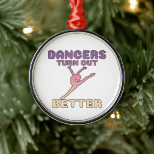 Dancers werken beter metalen ornament