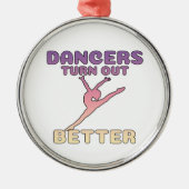 Dancers werken beter metalen ornament (Voorkant)