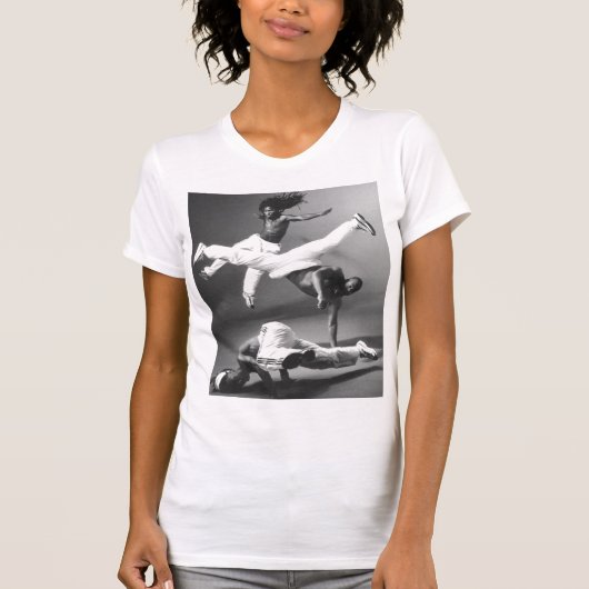 Dancers zijn niet geboren t-shirt (Voorkant)
