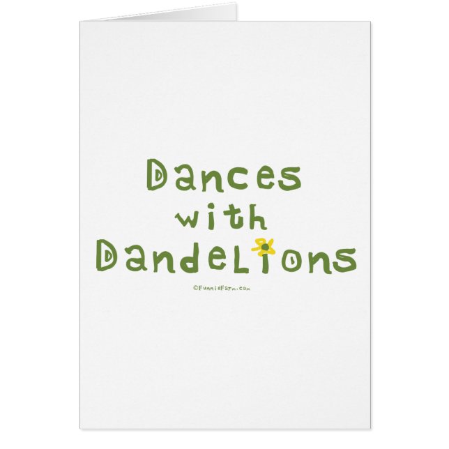 Dances met Dandelions (Voorkant)